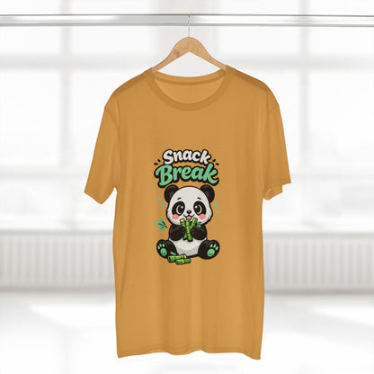 Snack Break Panda T-Shirt — Cute Panda Eating Bamboo Graphic Tee Printify