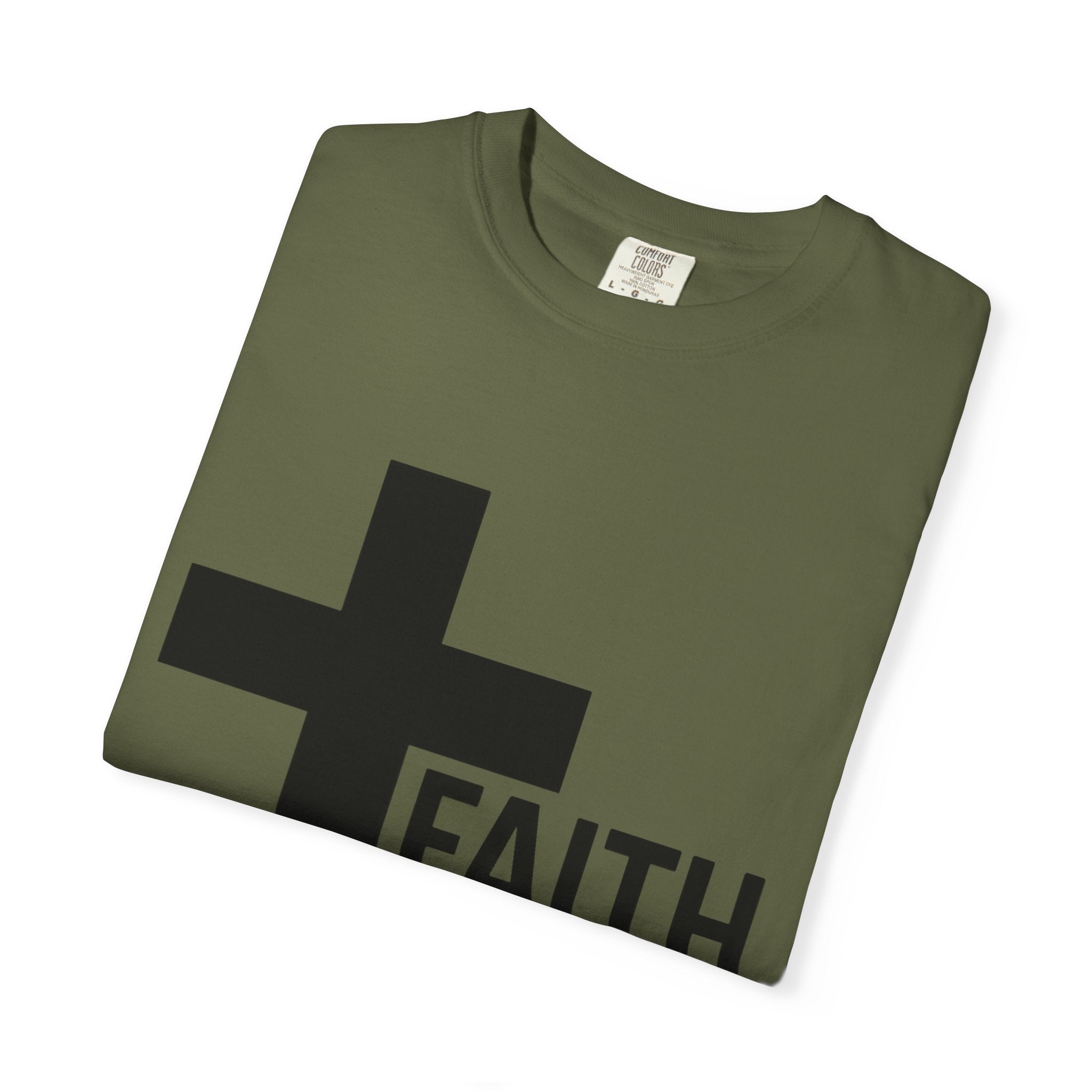 Faith Over Fear T-Shirt — Christian Cross Inspirational Tee