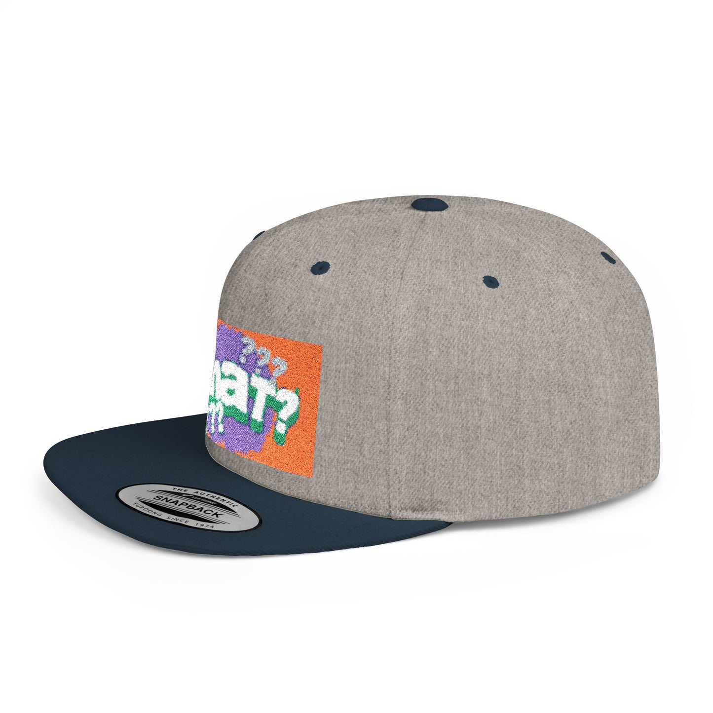 Chat Flat Bill Snapback Hat