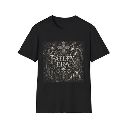 T-Shirt — Fallen Era Gothic Band Tee (Skulls, Angels & Cross) Printify