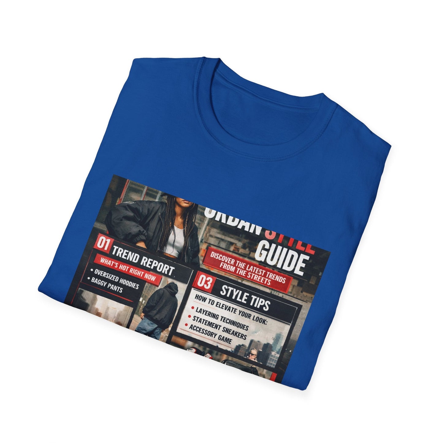 Urban Style Guide T-Shirt — Vintage Streetwear Graphic Tee Printify