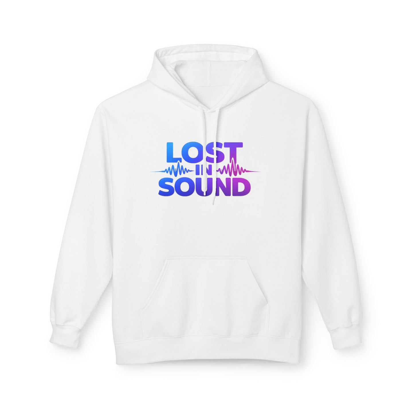 Lost in Sound Hoodie — Gradient Music Wave Pullover