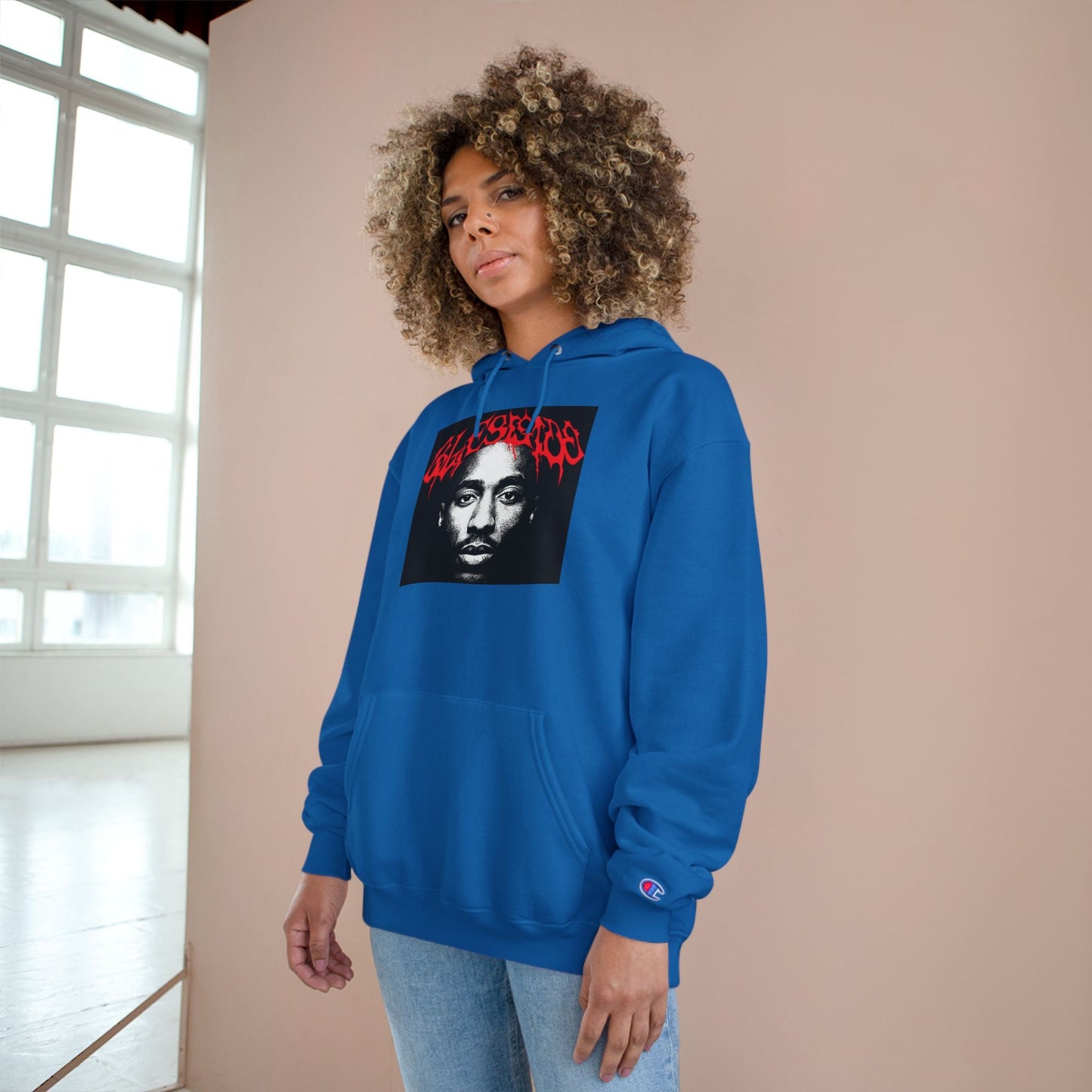 'Victorious' Graphic Hoodie - Champion Style Printify