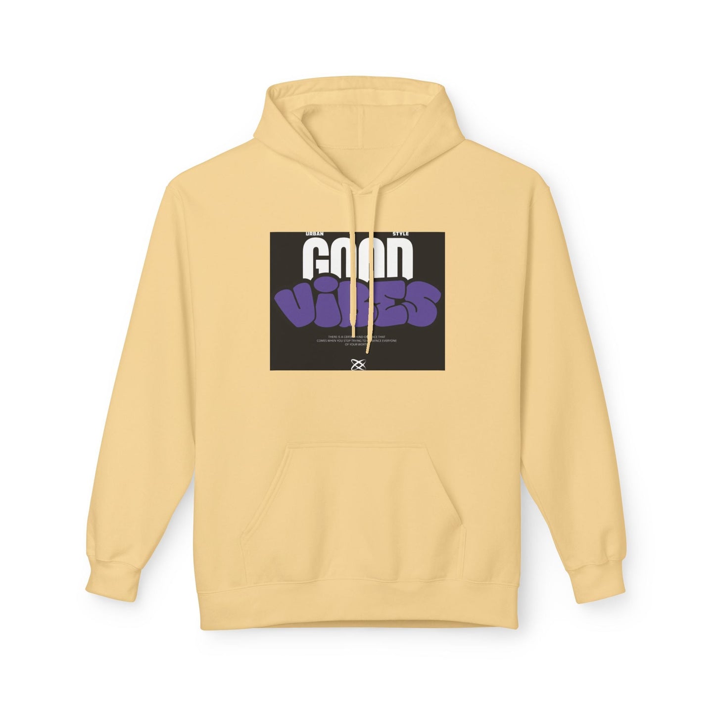 Good Vibes Hoodie — Retro Graffiti Streetwear Pullover Printify