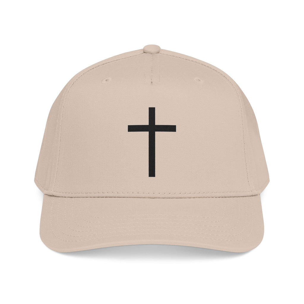 Christian Cross Baseball Cap — Minimal Embroidered Faith Hat