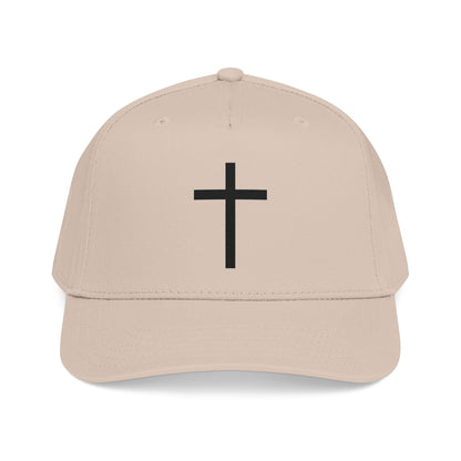 Christian Cross Baseball Cap — Minimal Embroidered Faith Hat Printify