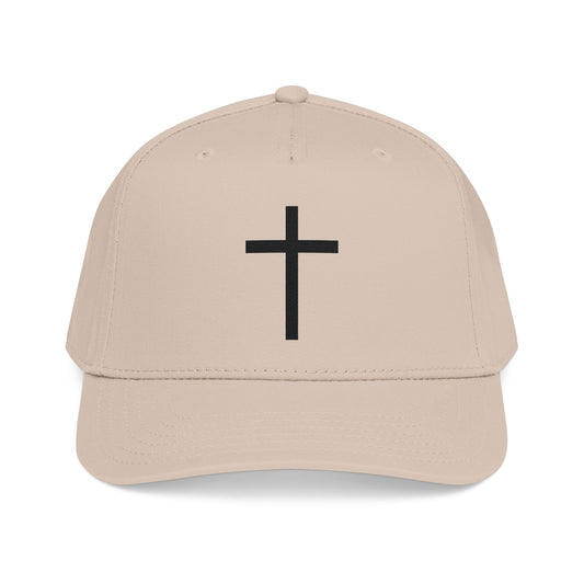 Christian Cross Baseball Cap — Minimal Embroidered Faith Hat