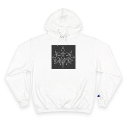 Hoodie — Gothic Champion Chest Logo Hoodie Printify