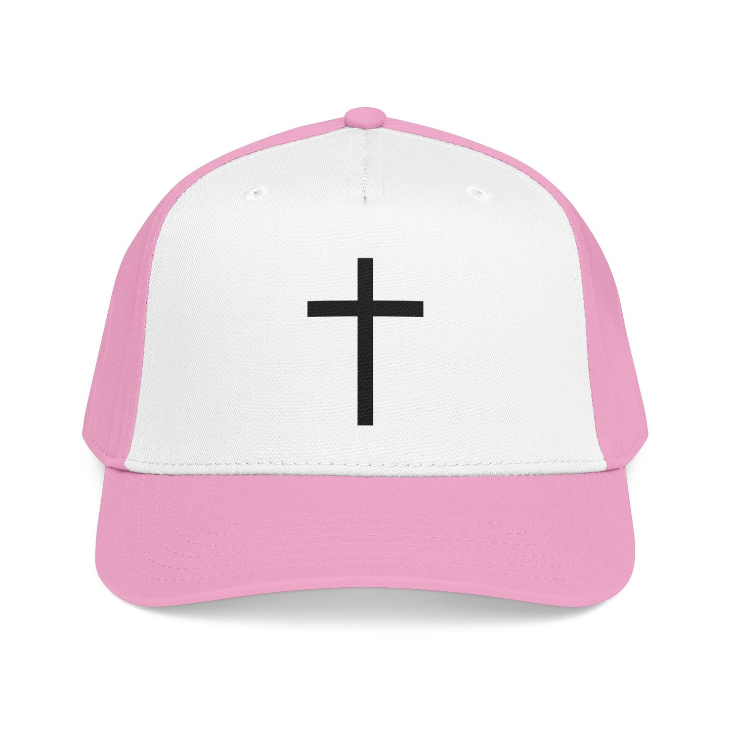 Christian Cross Baseball Cap — Minimal Embroidered Faith Hat Printify