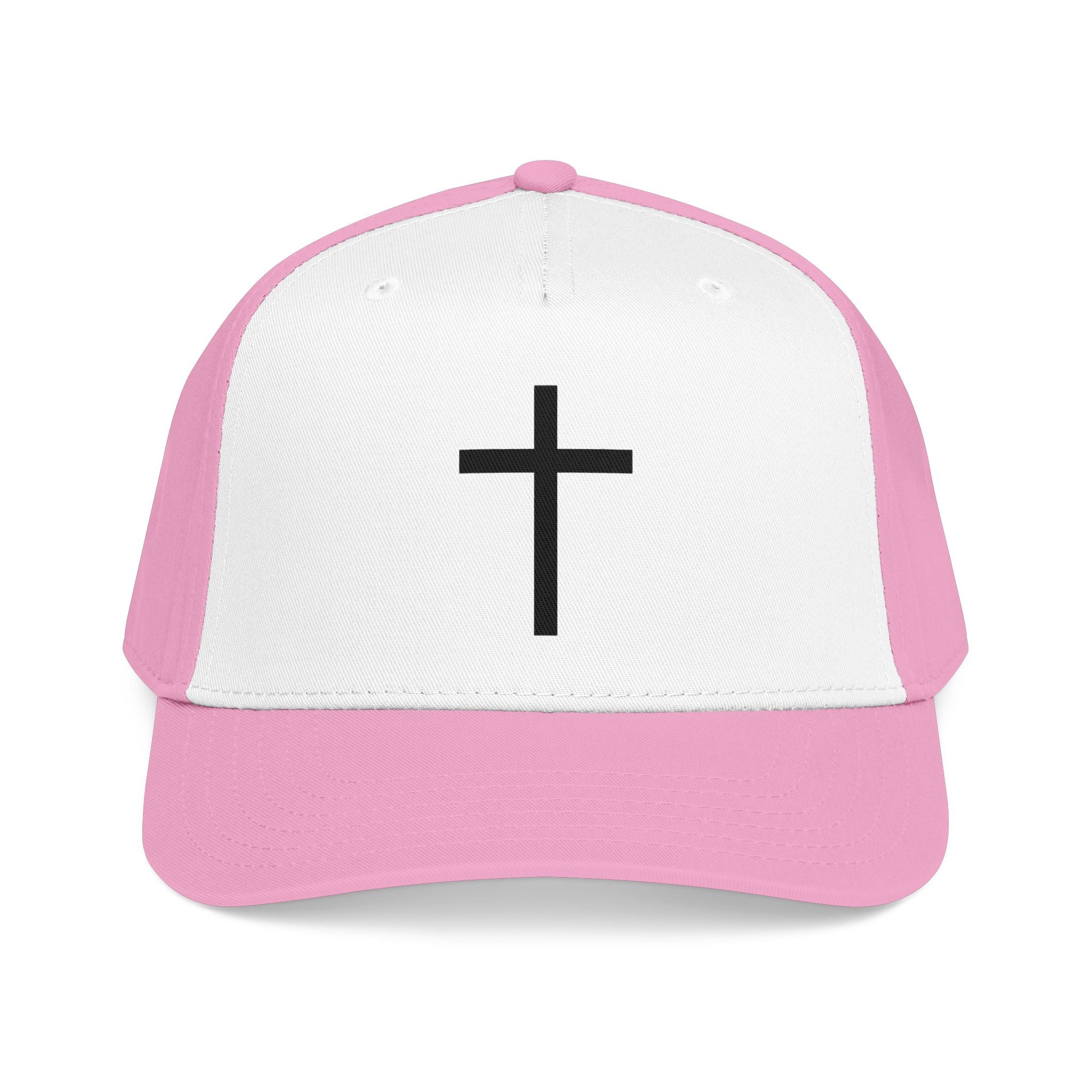 Christian Cross Baseball Cap — Minimal Embroidered Faith Hat