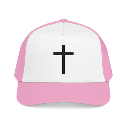 Christian Cross Baseball Cap — Minimal Embroidered Faith Hat Printify