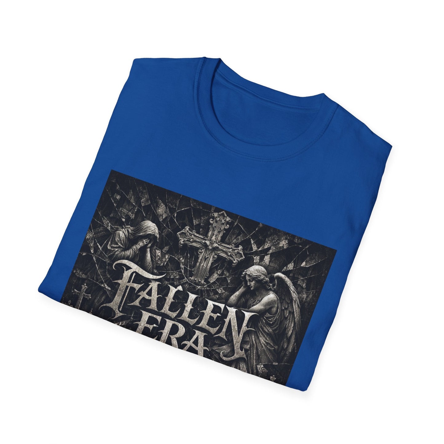 T-Shirt — Fallen Era Gothic Band Tee (Skulls, Angels & Cross) Printify