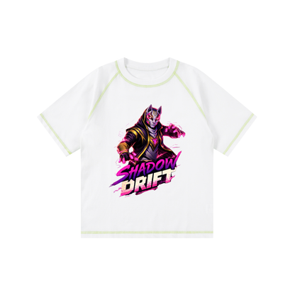 Loose Contrast-Stitched Kids' T-Shirt